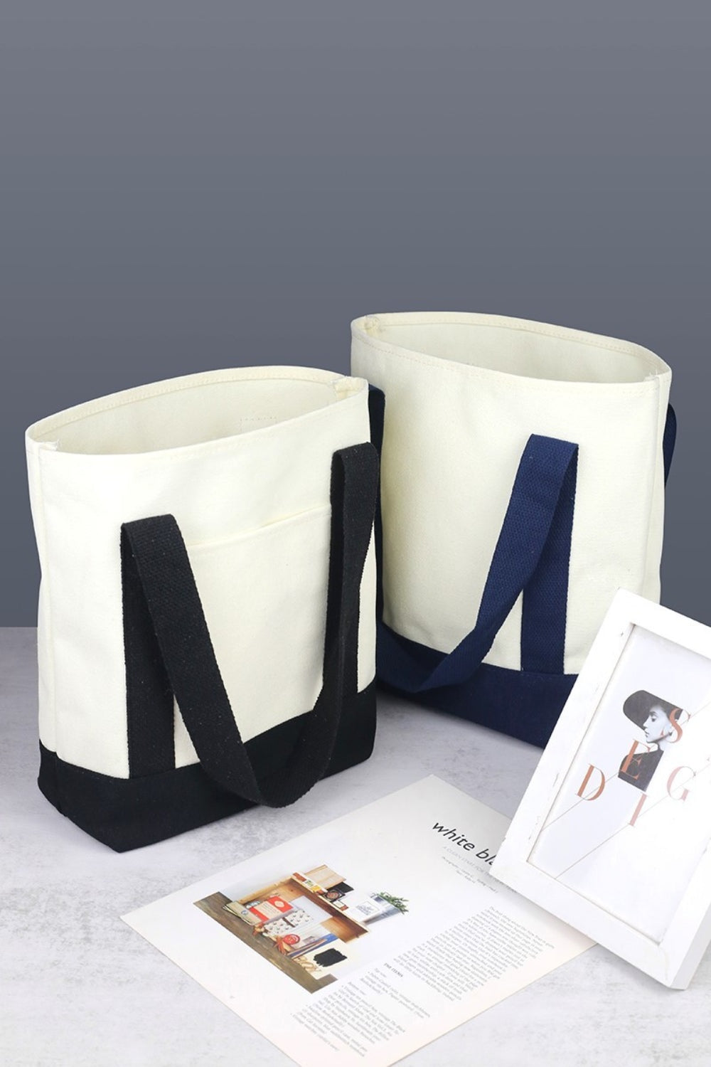 Zenana Eco-Friendly Reusable Canvas Tote Bag